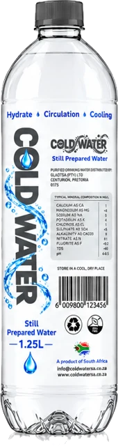 ColdWater SA 1.25 litre bottle